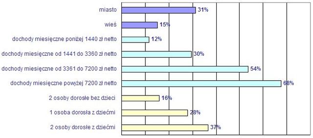 Internet i komputery w Polsce - raport 2004