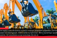 Branża wynajmu maszyn i pojazdów ma do odzyskania 59 mln zł Branża wynajmu maszyn i pojazdów ma do odzyskania 59 mln zł