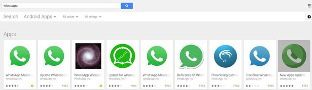 Fałszywe aplikacje podszywają się pod WhatsApp'a